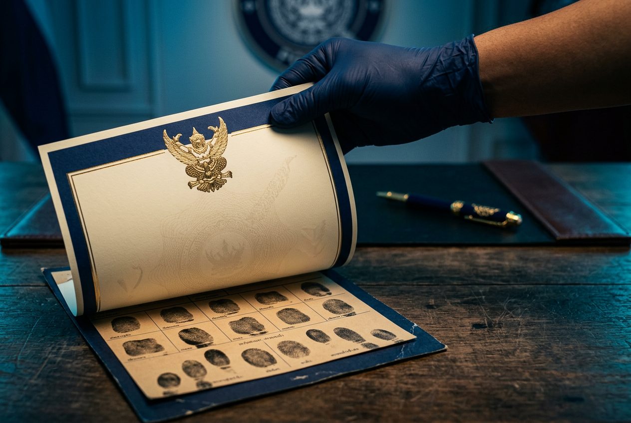 Police Clearance Certificate ใบรับรองความประพฤติ